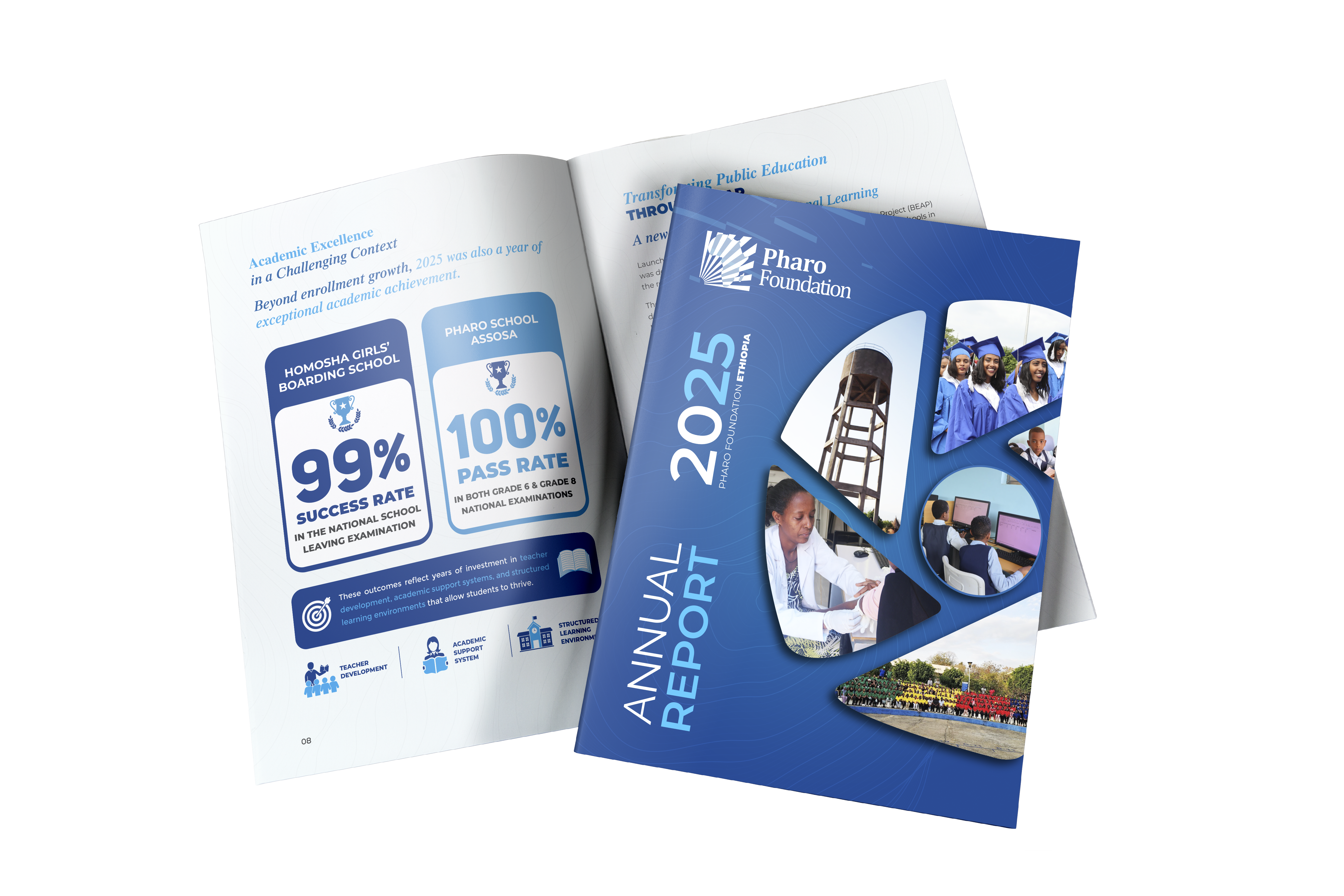 Pharo Annual Report 2025 Mockup Wide